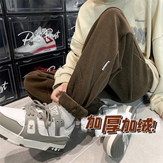 2025冬季新款欧棉绒加绒加厚保暖束脚棉裤A316-1-K1205P68控85，男装棉衣，星座906（原电商a316-1）