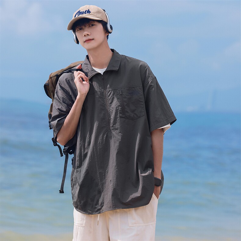 特P30无差价新款夏季时尚百搭衬衫-HC2997 日系相机风 3/10号左右图片