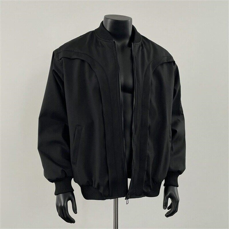 HY212LL-特P70 cleanfit美式解构飞行员夹克男复古棒球服外套图片
