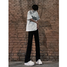 K866毛边牛仔裤