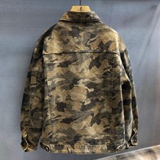 W11132-P88网图现货春季新款全能战术迷彩重磅纯棉工装外套夹克，男装夹克，星座1608