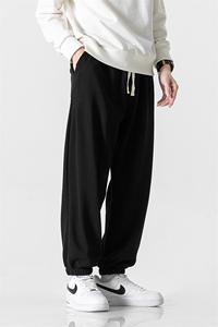M-8XL 新疆棉 秋季新款大码束脚潮流休闲裤 109-K005-P55图片