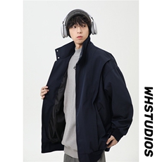 2025春季新款港风日系复古立领夹克外套男XZ213-JK2000-P88控118，男装夹克，星座213