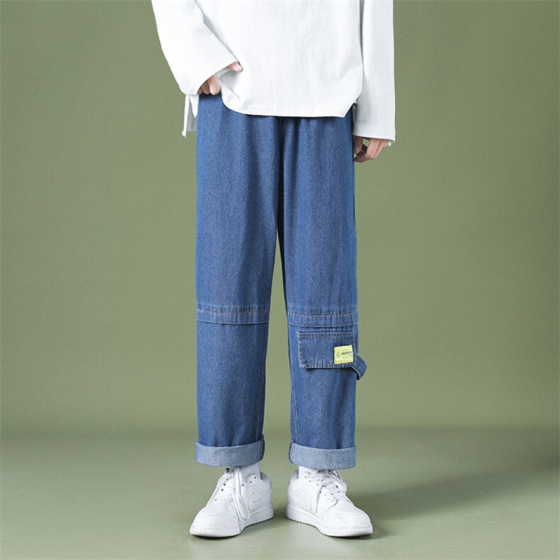 21年秋季港风牛仔裤中性风牛仔裤女高品质现货DS-A160-1-8610-P45,男装牛仔裤,电商C323-1