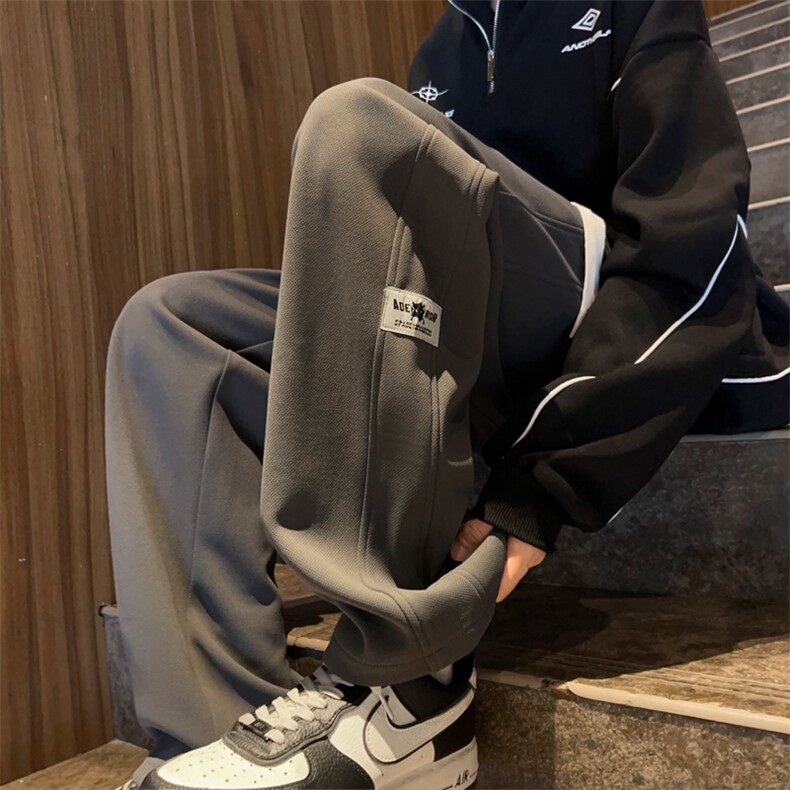 ！2024春季新款男士直筒卫裤潮流休闲运动裤WK2038特P35,男装休闲裤,电商B220