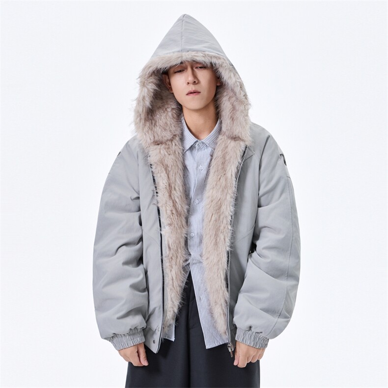 新款加厚长毛座山雕棉衣外套MY868-P87,男装棉衣,星座210-1