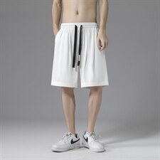 休闲运动短裤男士夏季薄款潮牌五分冰丝休闲裤  DK515-特批20图片