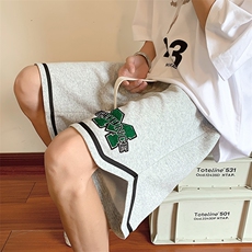 DK6966P35红地板华棉短裤篮球大码宽松户外时尚休闲夏季短裤男，男装休闲裤，星座510A-1