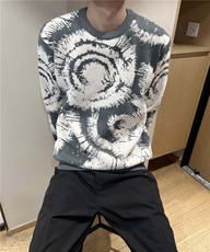 现货男士百搭套头圆领毛衣男情侣毛衫上衣，男装针织衫/毛衣，星座510-1