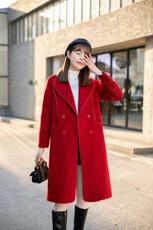 冬装新款、现货供应、双面羊绒％羊毛大衣，其它，拉思维加丝