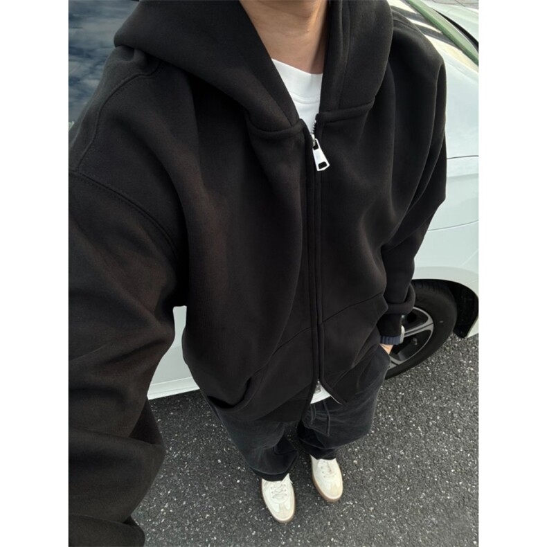 2025秋冬新款重磅开衫卫衣外套，女装短外套，电商A336-2