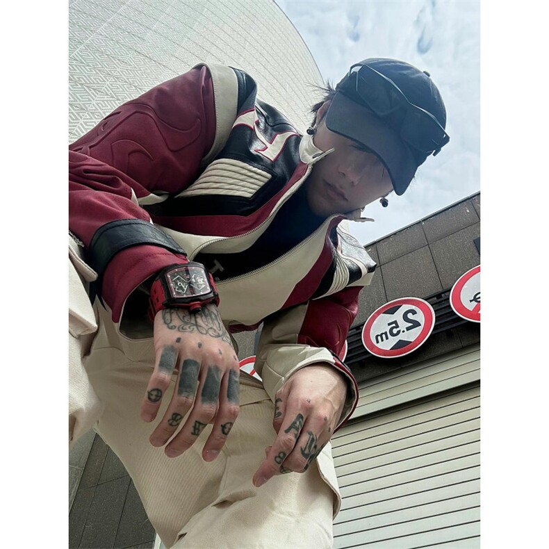 【有货】cleanfit赛车服外套男高级感痞帅美式夹克HT106LL-特P83,男装夹克,星座1007（原301D）