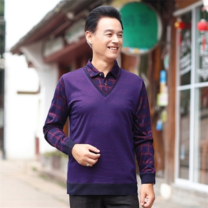 春秋季男士翻领卫衣2022潮流长袖T恤秋装上衣打底衫男装潮图片