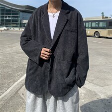 2022港风宽松休闲新款秋冬男装潮流西装外套痞帅小西服DM168-P70，男装西服套装，电商D321-1