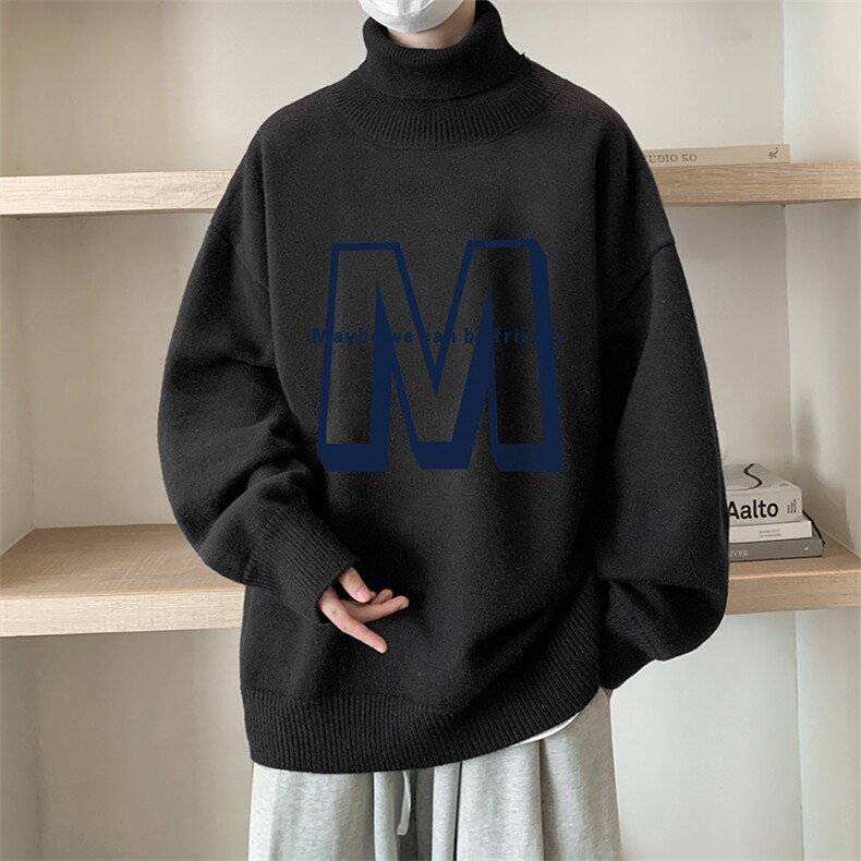 控68高领毛衣男士大码内搭毛线衣男GM45260-P45加绒款-P65,男装针织衫/毛衣,电商A040