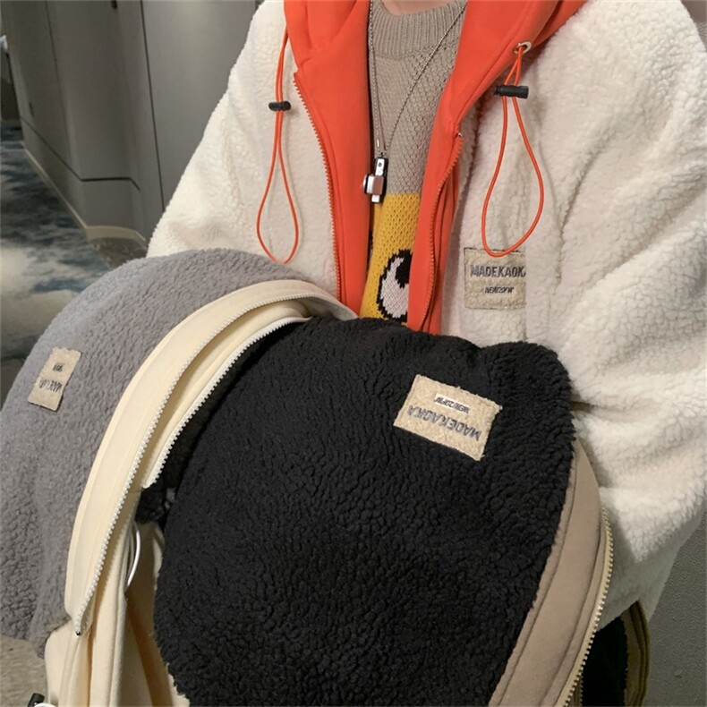 B225-W1024-P98-X118-拼色羊羔毛棉服-聚酯纤维,男装棉衣,电商B225