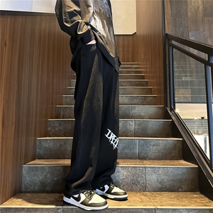 k1057-p55-控78 M-5XL 现货显高显瘦黄泥港风高阶牛仔裤多口袋图片