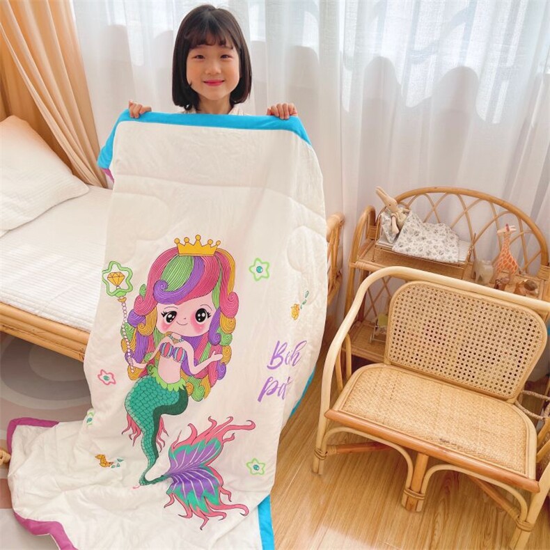 2023新款艾草驱蚊卡通夏被子被芯,女装被套/被芯,一起卖家纺