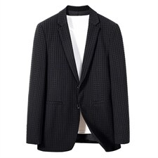 西服男单西上衣春秋季2023新款中年爸爸秋装休闲男士西装外套，男装西服，电商B212（原钱塘6029）