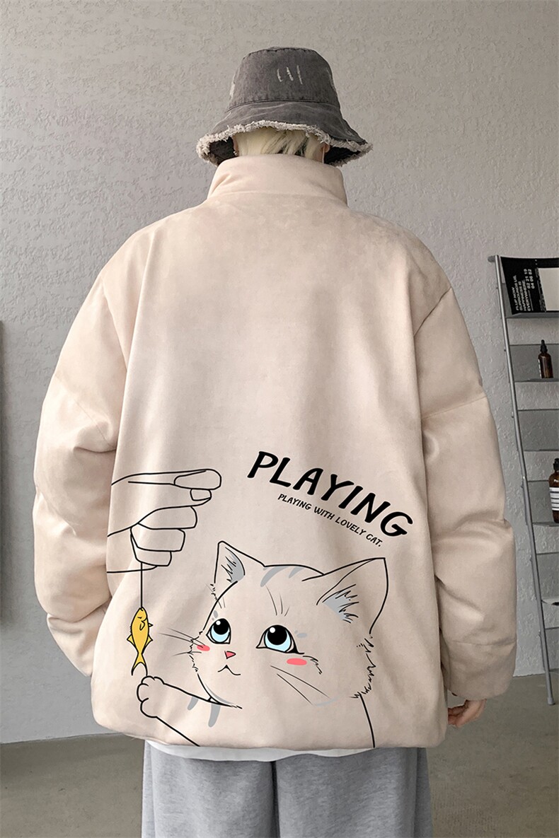 麂皮绒棉衣男大码立领棉袄子男羽绒棉服JM87129-P110,男装棉衣,电商A040