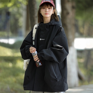 904-2-MY745-68特秋季登山服户外宽松三防连帽夹克男女同款图片