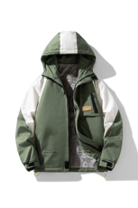 JK2302加绒-P93L-9XL冬季新款防水大码冲锋衣男潮加绒棉衣，男装夹克，星座109