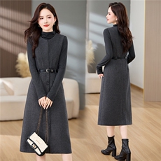 【热卖款新增颜色】2026年春季新款休闲打底衫+马甲裙两件套裙，女装套装/套裙，美沁