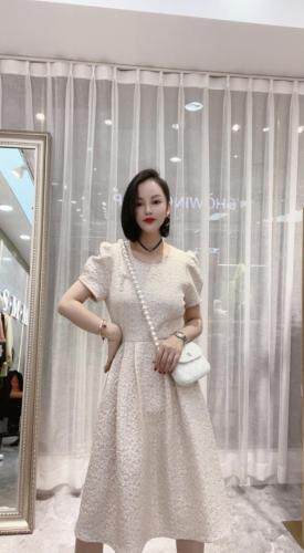 2021夏季新款韩版女装休闲连衣裙短袖,女装连衣裙,时尚名门