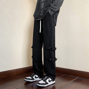 B221 美式ins高街小众个性男女款迷彩工装牛仔裤 LK22090-P65控88图片