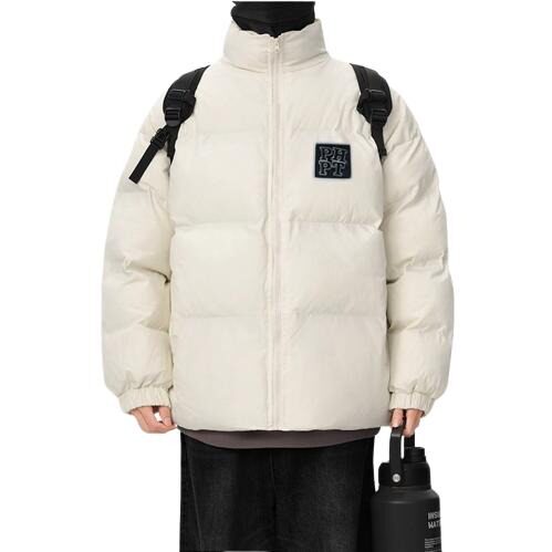 魔术贴立领羽绒棉服男女冬新款加厚学生情侣面包服棉袄TT666 P75图片