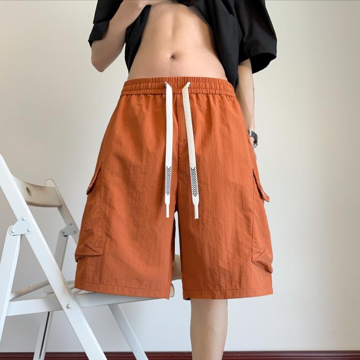 五分裤短裤男款夏季时尚休闲大口袋运动宽松休闲高级短裤DK258,男装牛仔裤,星座310B-1