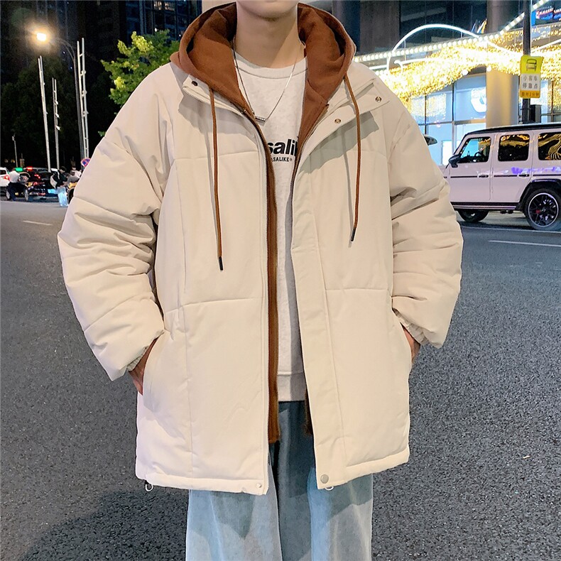 !2025新款加厚棉服冬季拼色连帽棉衣服815A-MM88312-P95特,男装棉衣,星座815A