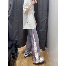 美式高街hiphop速干拼接运动微喇休闲裤货号K2315P45，男装休闲裤，电商A063