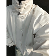 冬装美式复古羊羔毛翻领棉服飞行夹克棉衣加厚外套男H1031P128，男装夹克，电商A341