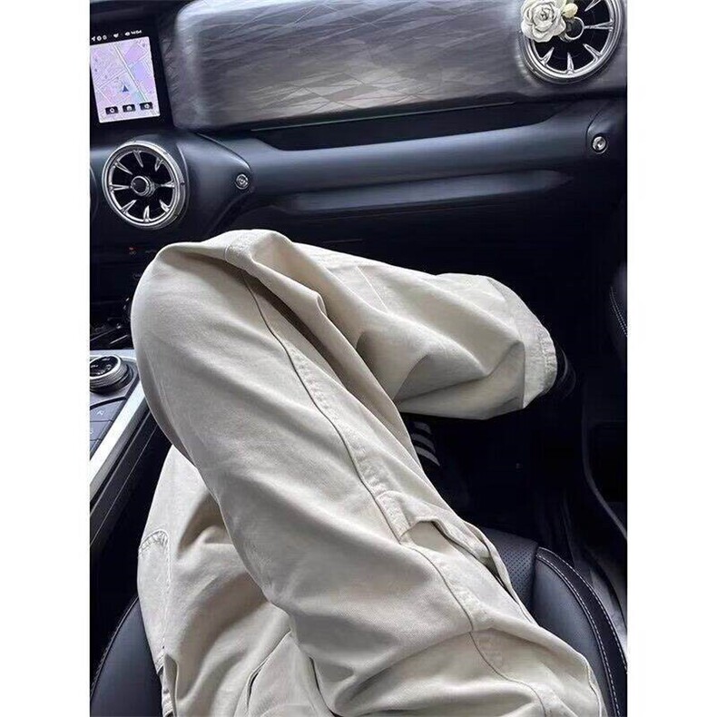 工装裤子男夏季潮流百搭美式街头伐木裤vibe休闲直筒裤LD433-p43,男装工装外套,星座1008