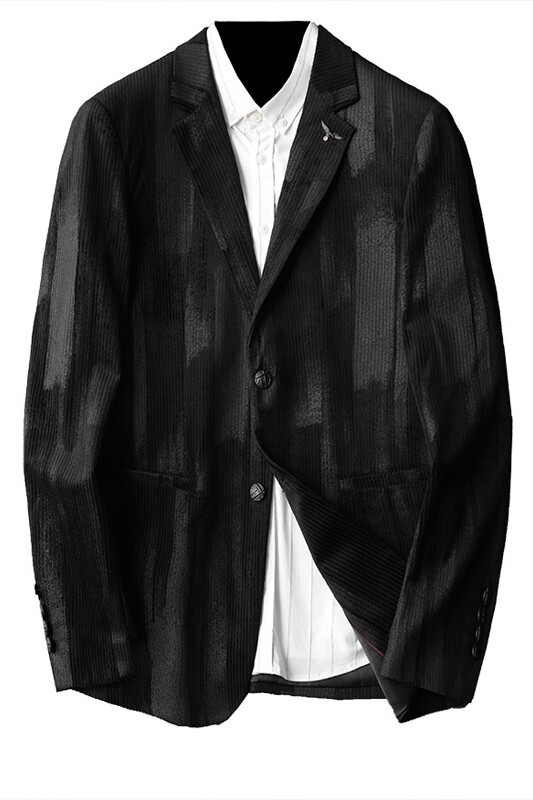 【挂拍】2021新款小西装外套灯芯绒男士单西服C613P165,男装西服,电商D225