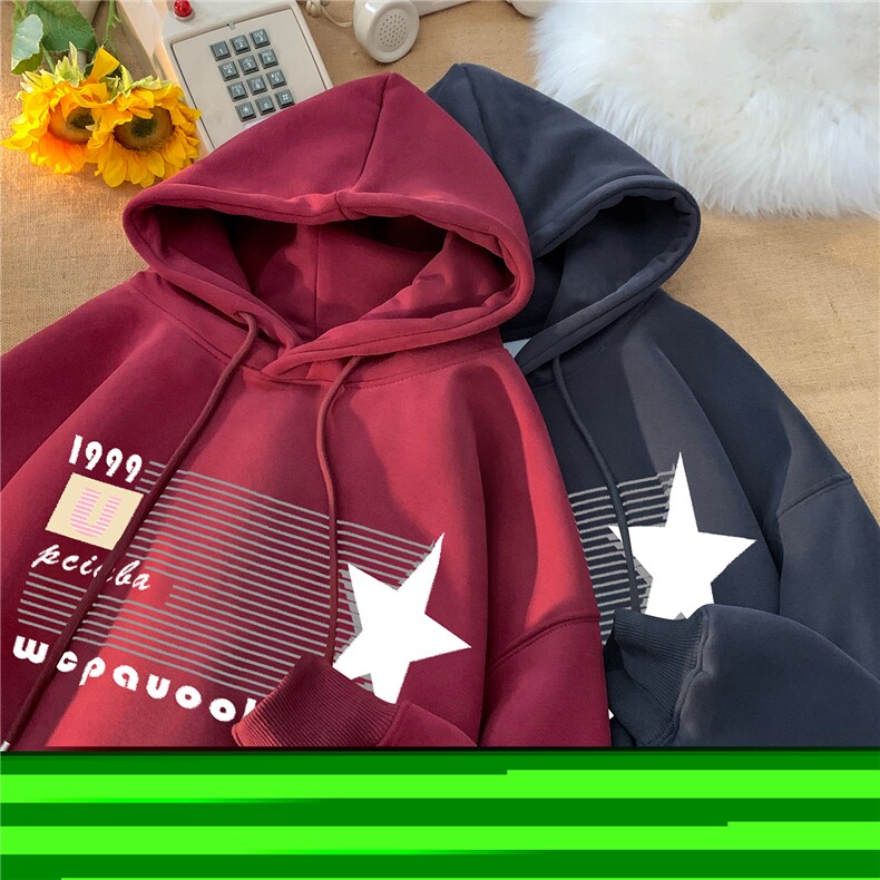 现货！重磅大码M-4XL得物品质加厚连帽卫衣RH6212--特P35,男装卫衣,星座610B-1
