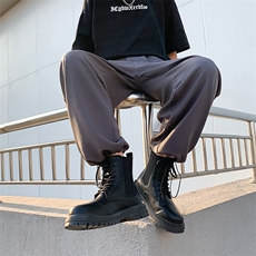 男2022新款休闲裤西裤个性纯色拉链百搭裤子高品质款K962P45，男装休闲裤，星座1116-2