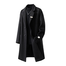 1中长款呢子大衣毛呢外套M-5XL大码聚酯纤维FY78128P138控208，女装短外套，星座226-2