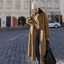 现货271-932-P165中长款毛呢外套控238，女装毛呢外套，浙宝271