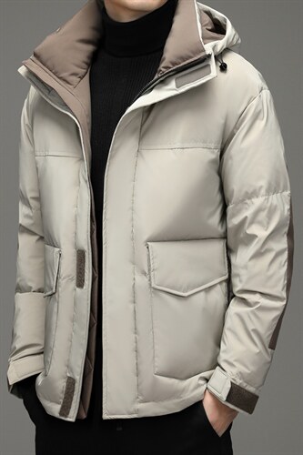 2021中年男羽绒服休闲冬装爸爸装连帽外套上衣YYYR101908-P320，男装羽绒服，电商B212（原钱塘6029）