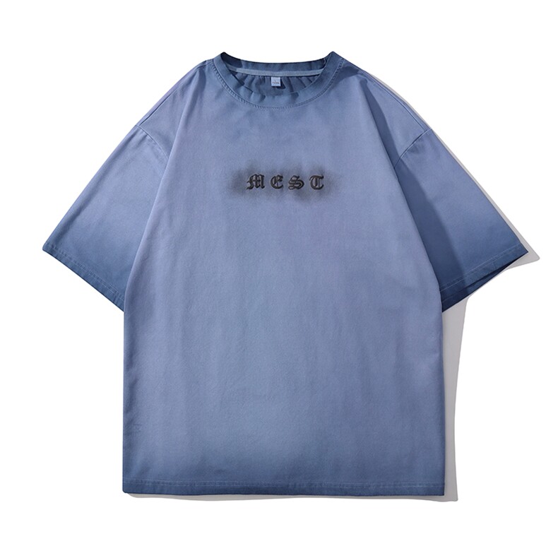 夏季新款短袖白底潮牌纯棉手感落肩宽松胖子T恤TC3127-P33控48图片