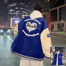 棒球服男款休闲外套男士秋季2025新款宽松潮牌美式oversize夹克，男装夹克，星座1210-1