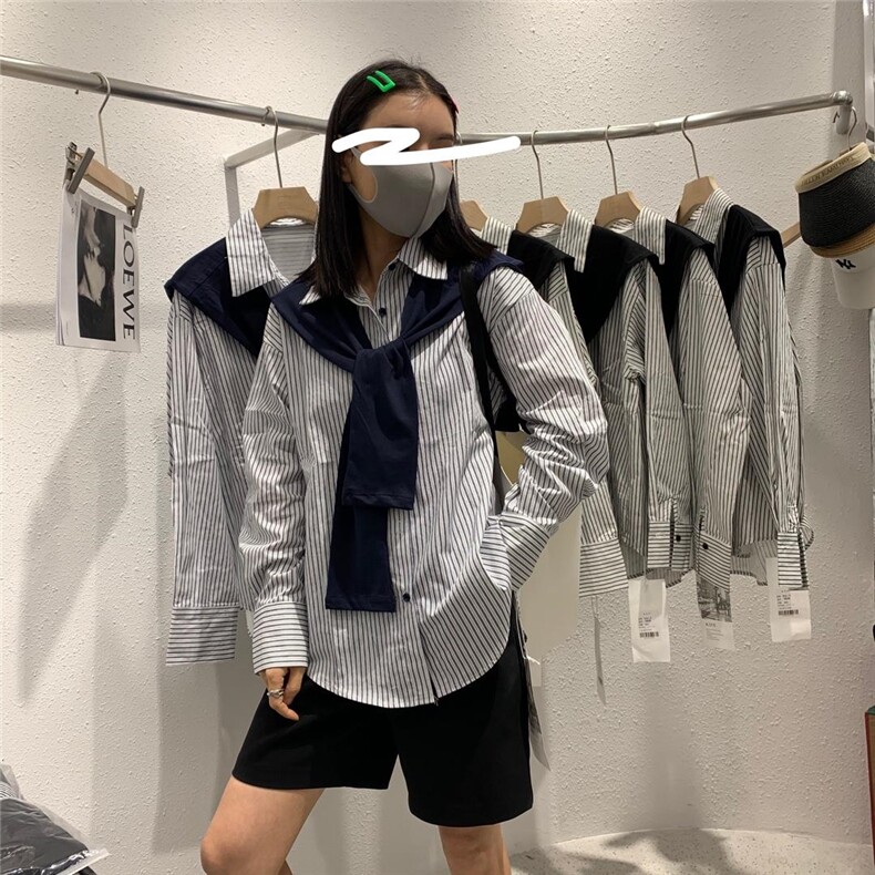衬衣两件套图片