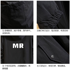 JK41253-P85纯棉连帽夹克男士大码工装男上衣外套砖墙挂拍，男装夹克，电商A040A