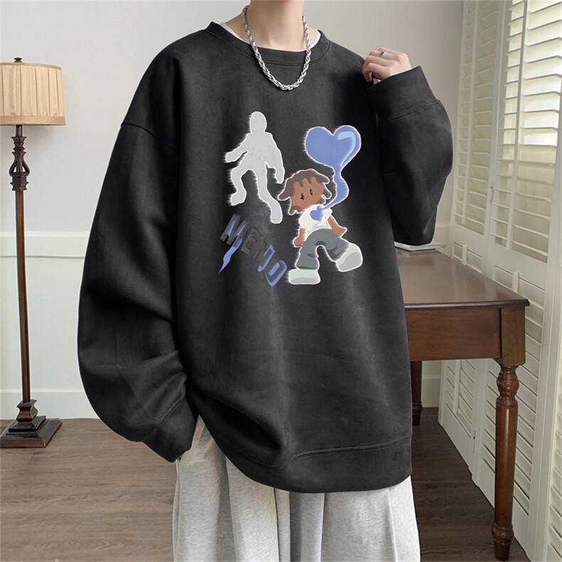 特p32高品质360G麂皮绒圆领卫衣JW3289，男装卫衣，电商B370