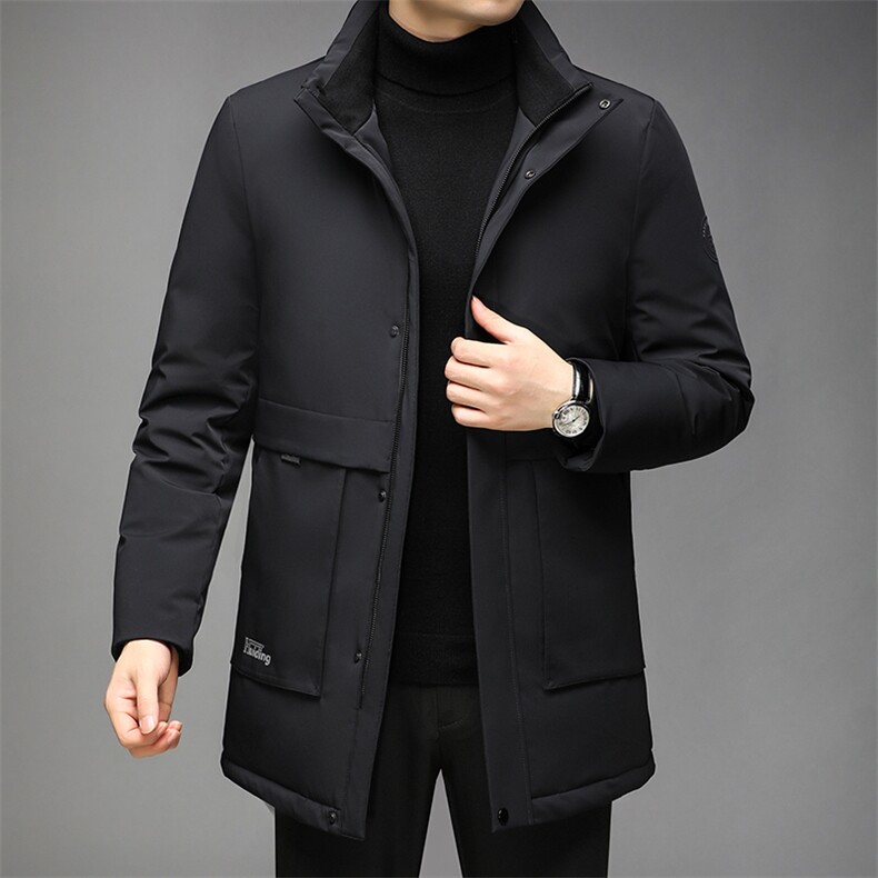 2023新款冬中年立领羽绒服爸爸装加厚中年羽绒服GSNA21306-P335,男装羽绒服,电商B212（原钱塘6029）