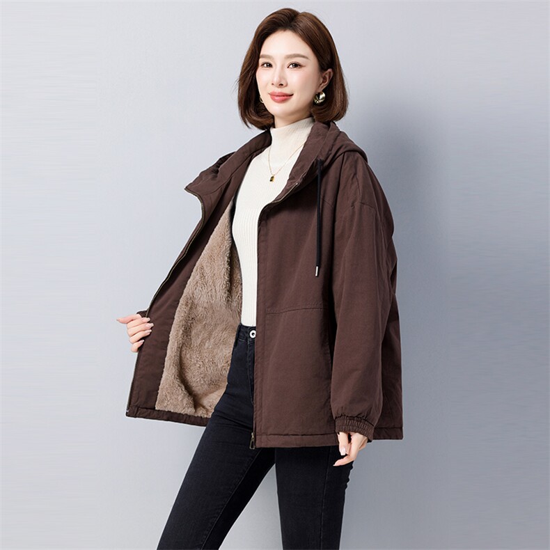 2024冬季加厚保暖纯棉款派克服911款,女装派克服,秋牧寒烟
