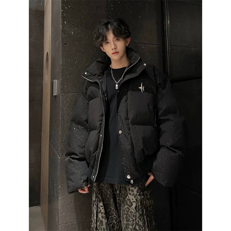 1506-1/MD8381/P79大红色羽绒棉服时尚加厚大码过年棉衣男女款,男装棉衣,星座1506-1