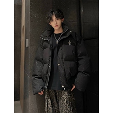 1506-1/MD8381/P79大红色羽绒棉服时尚加厚大码过年棉衣男女款，男装棉衣，星座1506-1